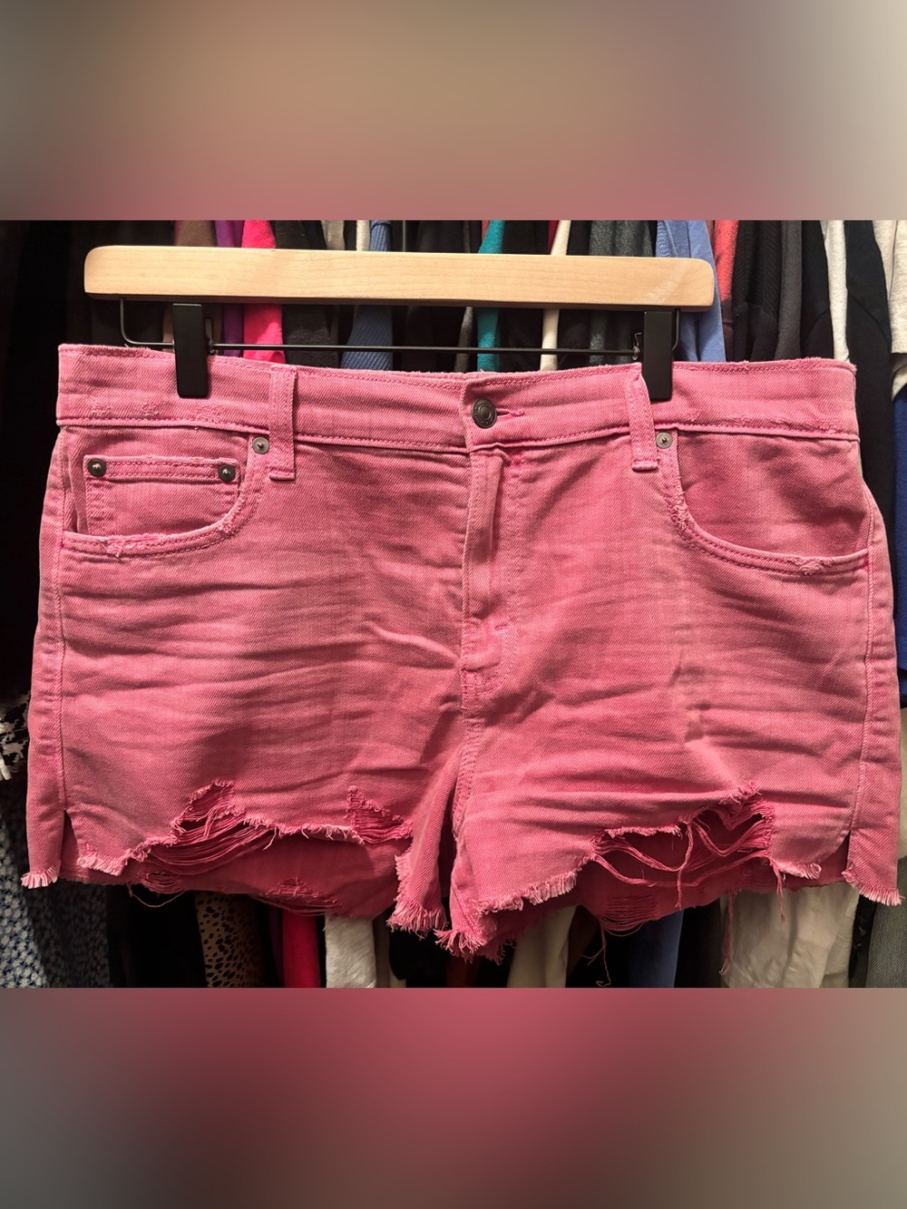 Aerie Daydream Denim Shorts